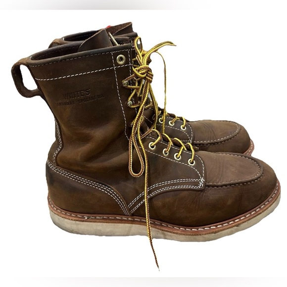 Whites Made In USA Perry Moc Toe  8” Boots Size 11.5 EE - Picture 2 of 8